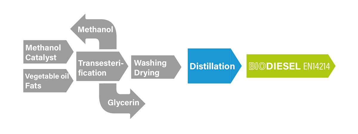 Transesterification process