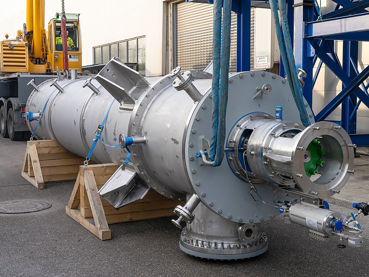Assembly of a GKT thin-film evaporator