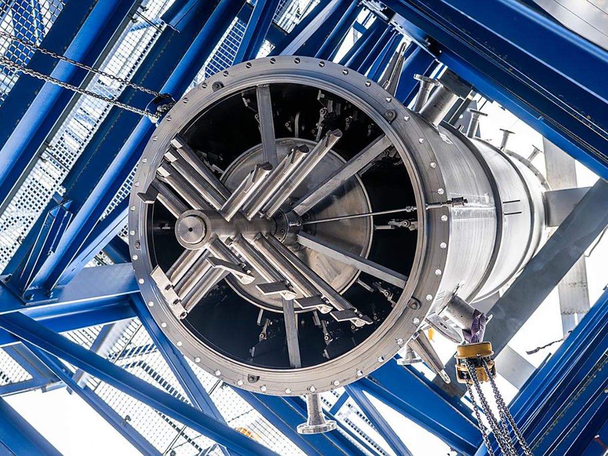 Assembly of a GKT thin-film evaporator